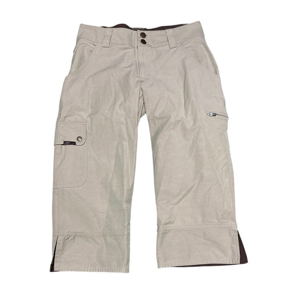Women’s GoLite Tan Capri Outdoor Hiking Sustainable Pants Size 2